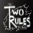 Two Rules logo B&W invert square